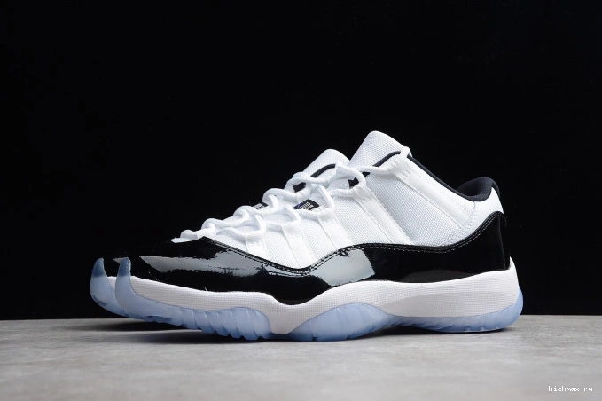 Rep MAX 11 Retro Black White Jordan  528895-153 mens Low Air 